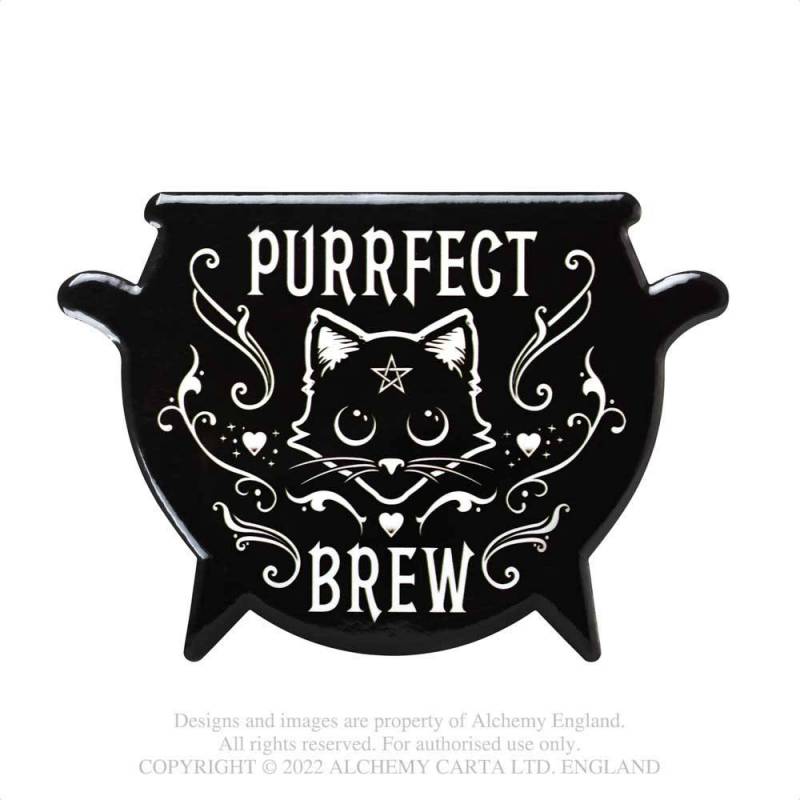 PURRFECT BREW (CC29) coaster