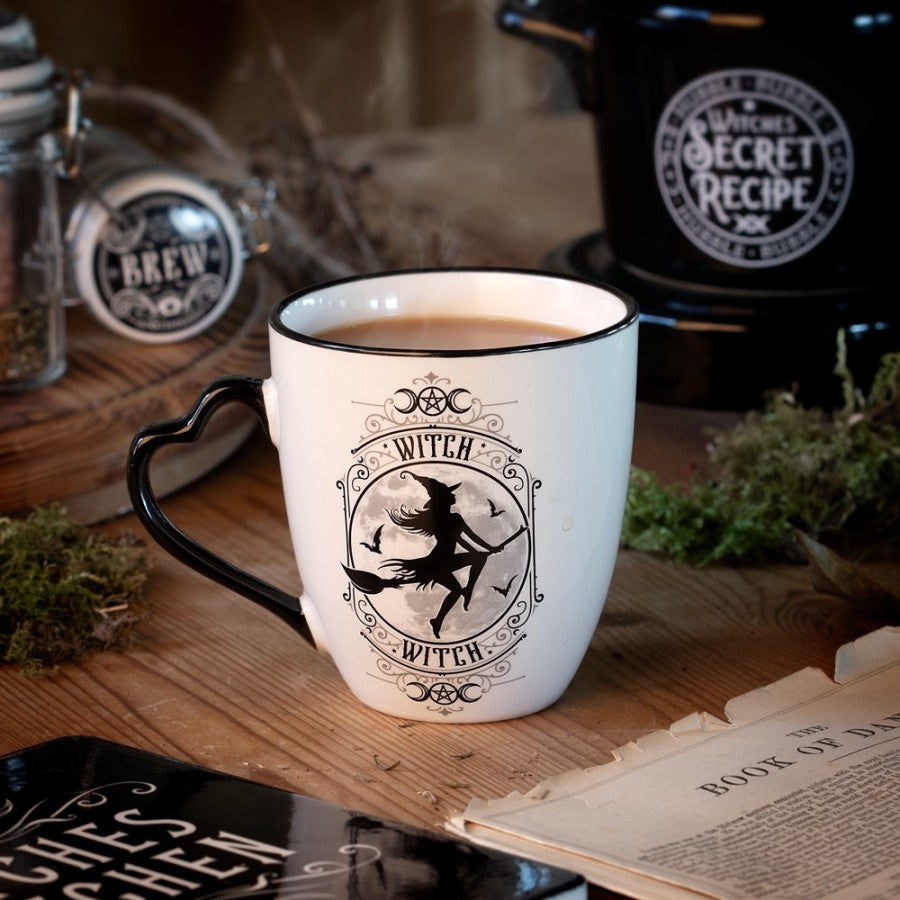 Witch: Mug with Heart Handle (ALMUG27)
