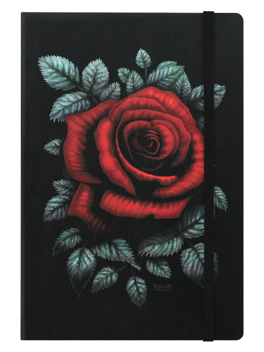 Requiem Collective Cardinal Rose Black A5 Hard Cover Notebook (MYNO062)