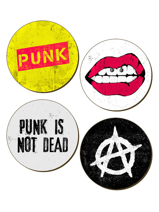 Punk Is Not Dead 4 Piece Coaster Set (CSTRPK99)