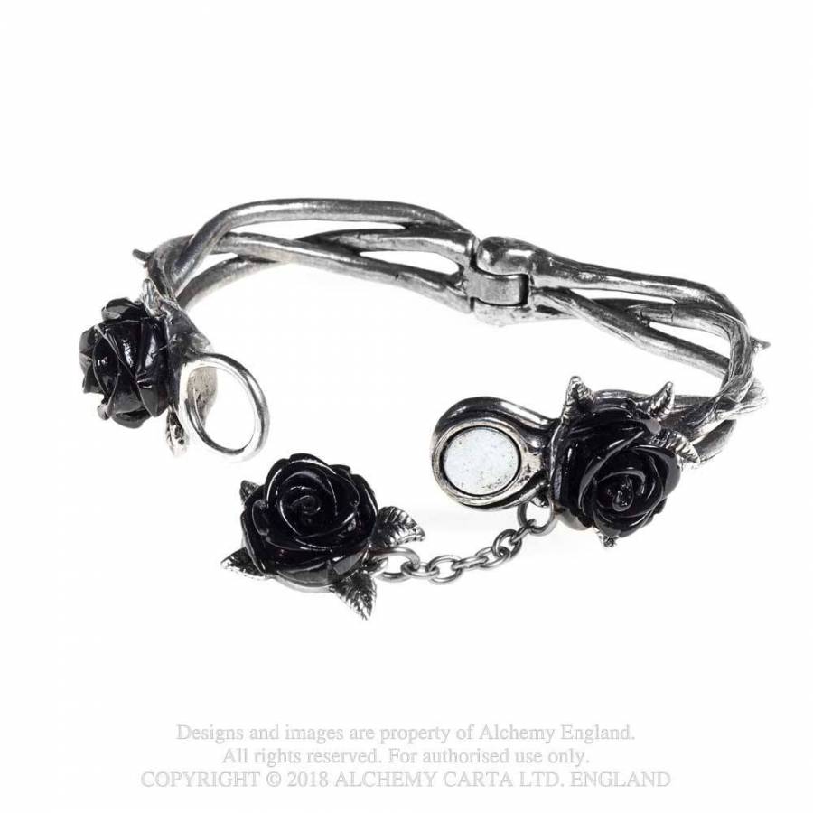 WILD BLACK ROSE Bracelet (A125)