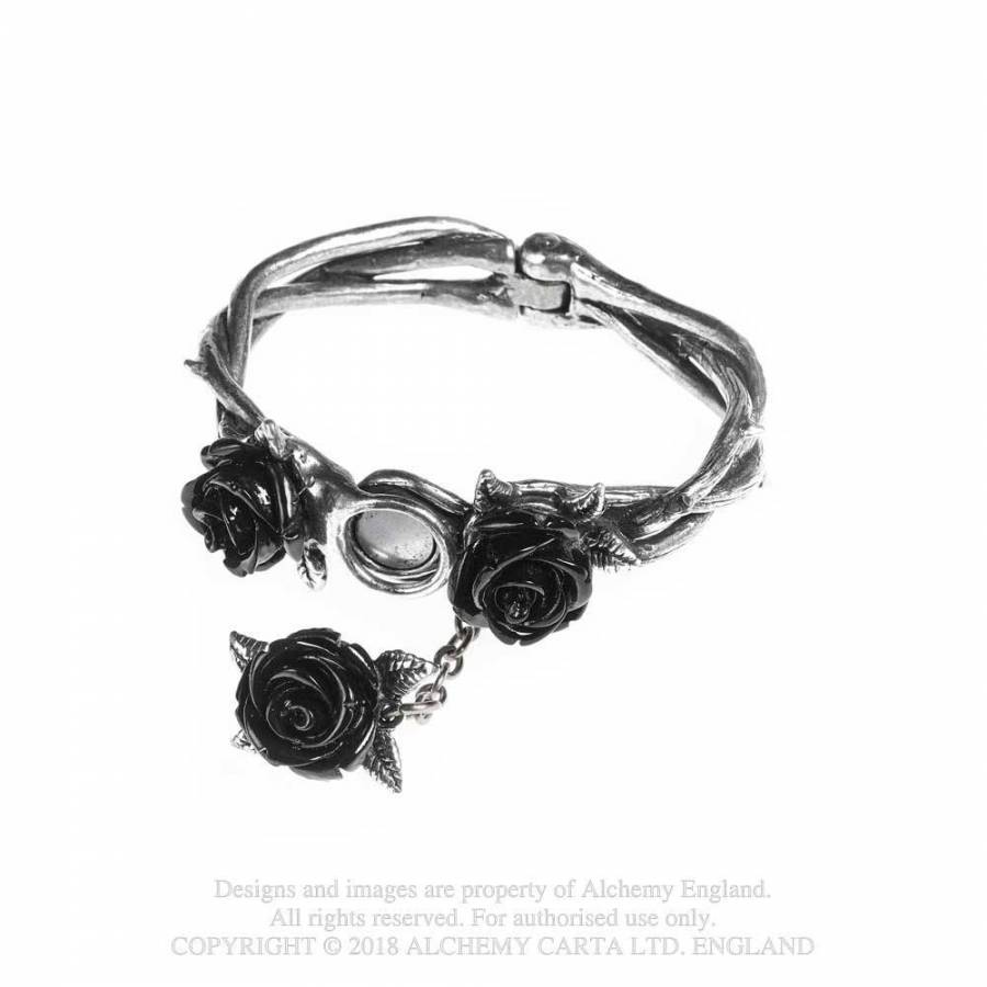 WILD BLACK ROSE Bracelet (A125)