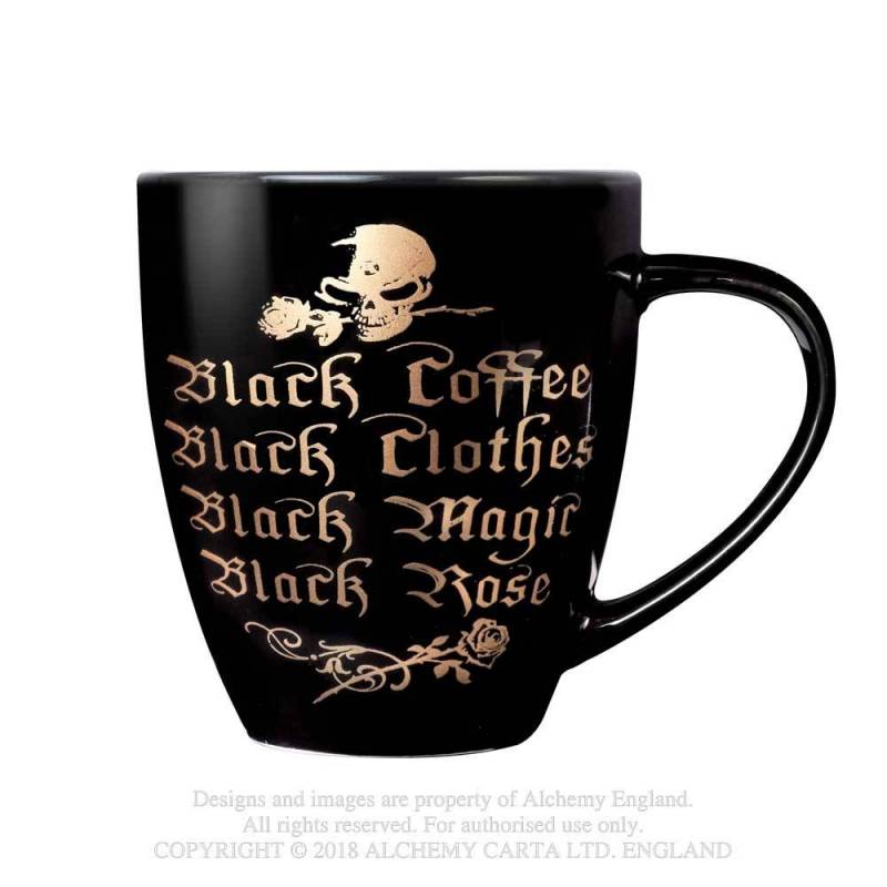 BLACK COFFEE, BLACK CLOTHES...  Mug (ALMUG12)