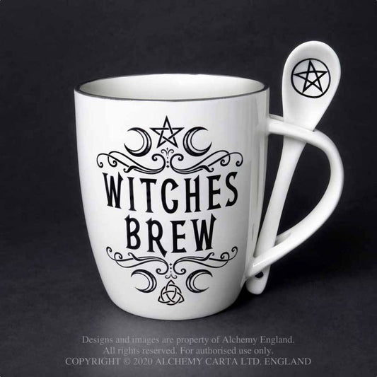 WITCHES BREW: MUG AND SPOON SET (ALMUG16)
