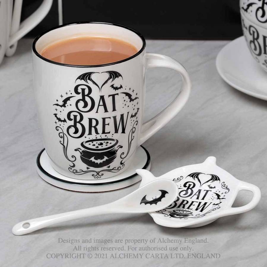 BAT BREW Mug and Spoon set (ALMUG21)