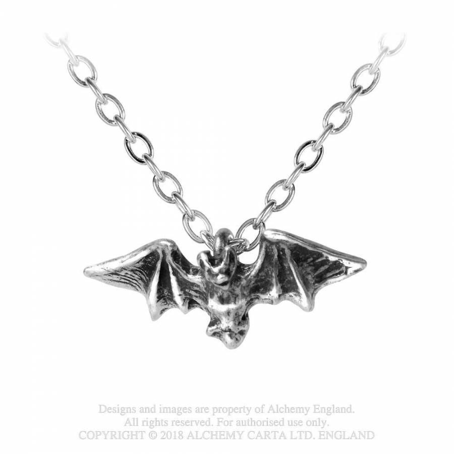 KISS OF THE NIGHT (P598)  Bat Pendant