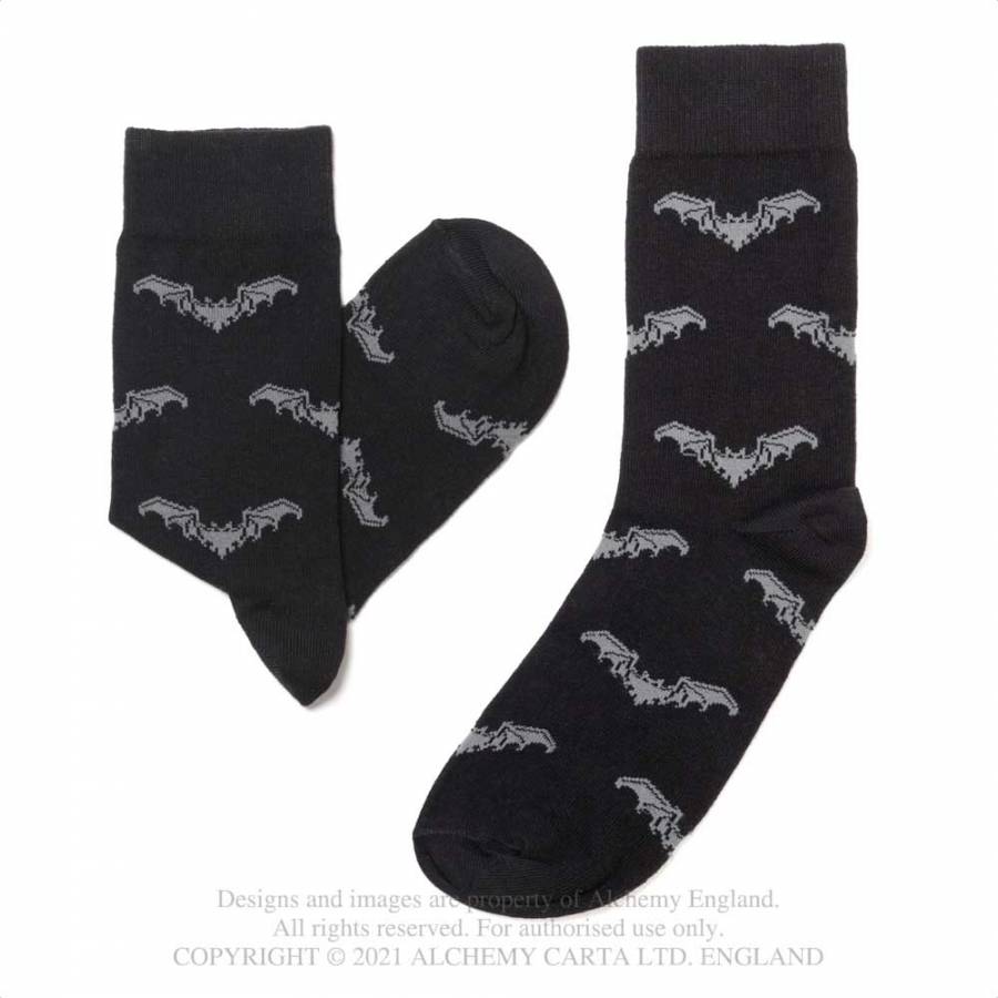 GOTHIC BAT SOCKS (SOX003)