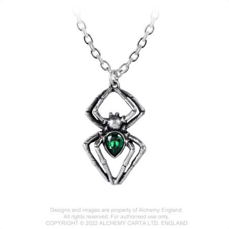 EMERALD SPIDERLING (P904) Pendant